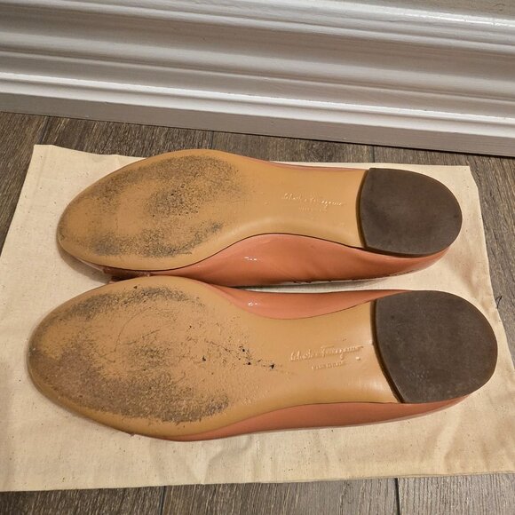 SALVATORE FERRAGAMO - Varina Ballet Flat - Pink - Size 34 - Picture 6 of 6